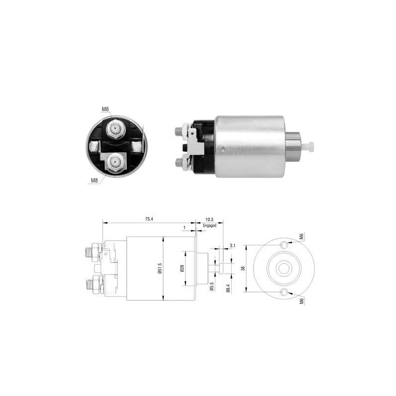SOLENOIDE /AUTOMATICO /CH MAG - ZM - ZM7698