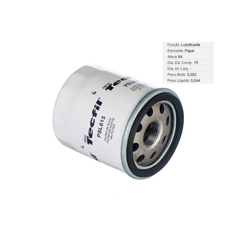 FILTRO LUBRIF /OLEO - VOX - LB615