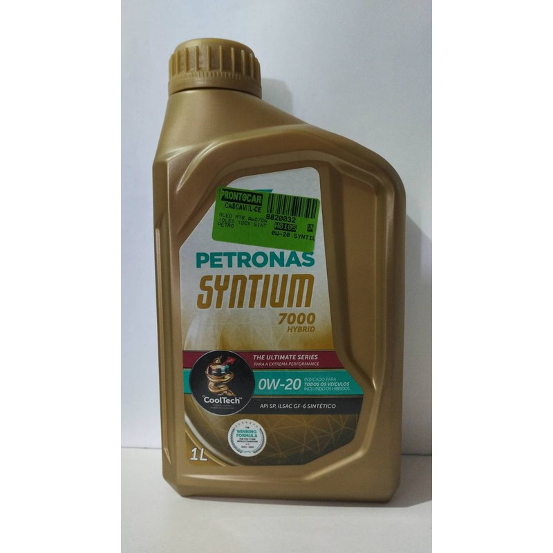 OLEO MTR ALC/GAS 0/20 (1000ML - PETRONAS - 0W-20 7000 SYNTIUM