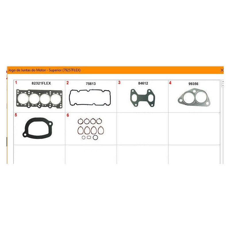 JUNTA MOTOR (JOGO) - SABO - 79257-FLEX