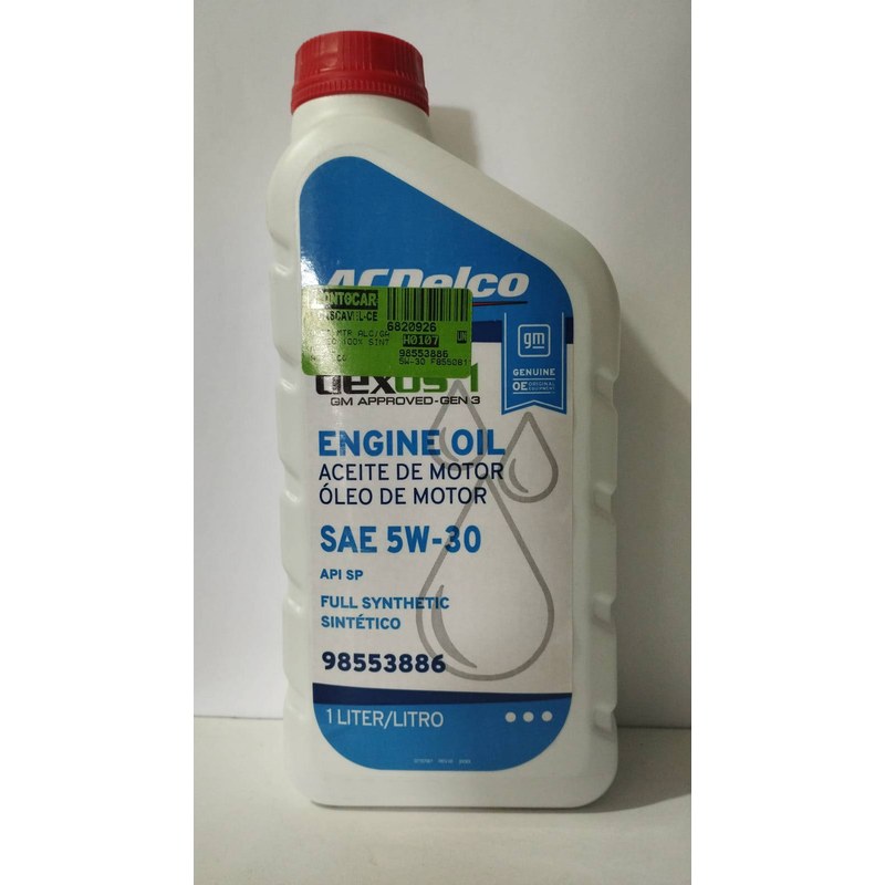 OLEO MTR ALC/GAS 05/30 (1000ML - ACDELCO - 98553886