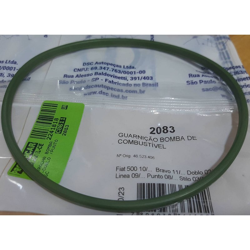 BORRACHA BOMBA COMB /GUARNICAO - DSC - 2083