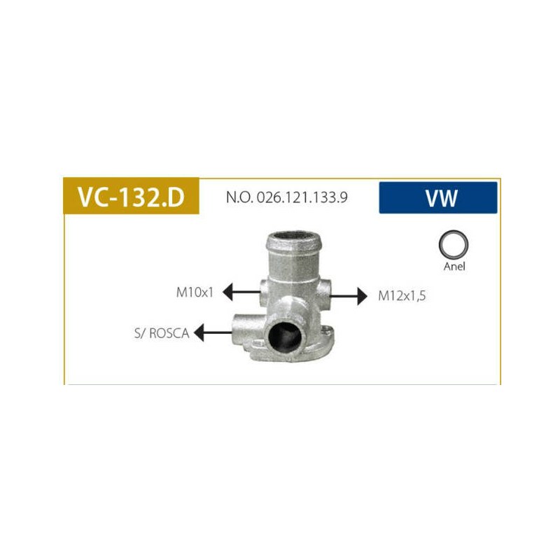 CONEXAO BLOCO MOTOR - VALCLEI - VC132D