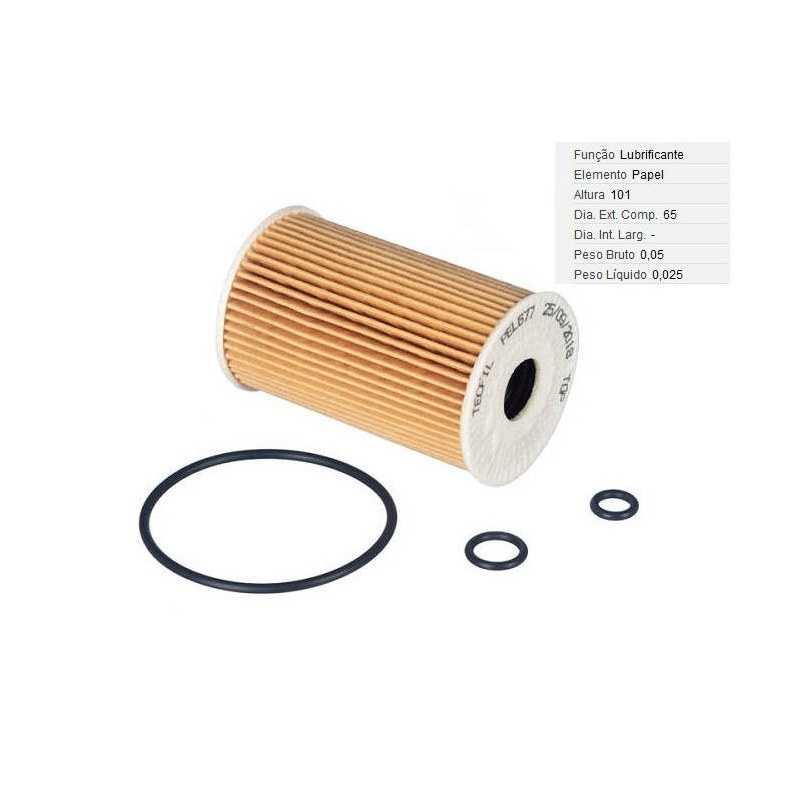 FILTRO LUBRIF /OLEO - AUTHOMIX - FOL0677