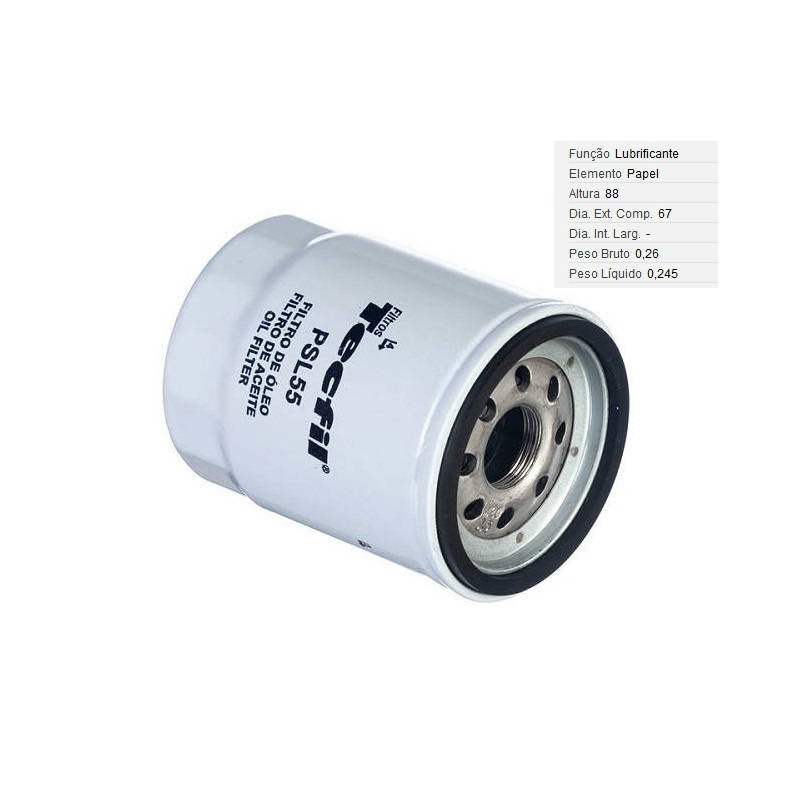 FILTRO LUBRIF /OLEO - FIAT - 46751179