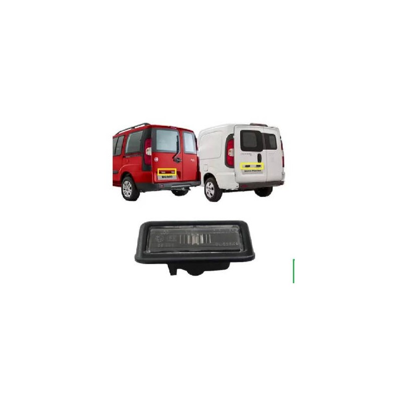LANTERNA TRASEIRA PLACA - FIAT - 7090335