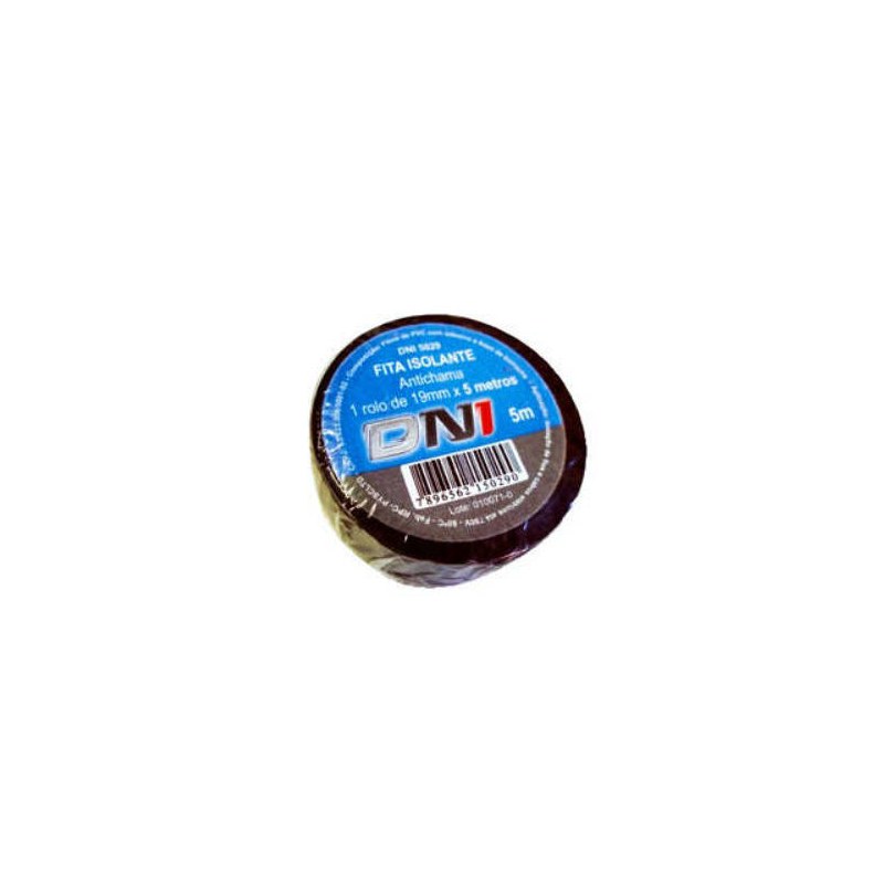 FITA ISOLANTE PRETA - DNI - DNI5029  -  5 METROS
