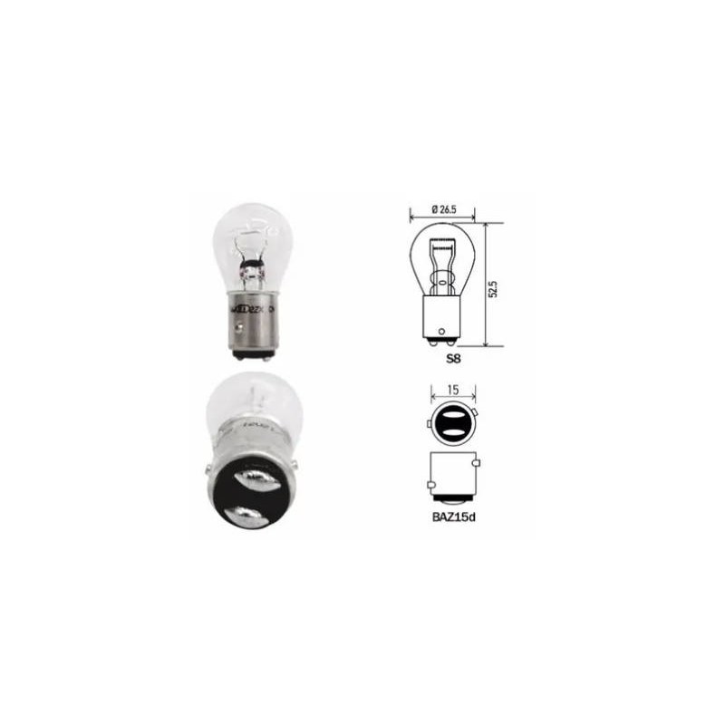LAMPADA 02 POLOS 12V DESENC - MAGNETI MARELLI - LMM7225    21/4W